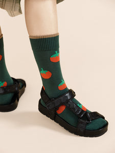 Tomato Crew Sock