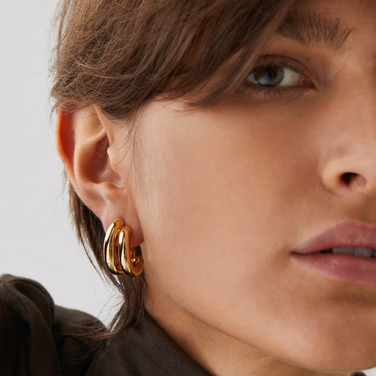 Florence Earrings in Gold