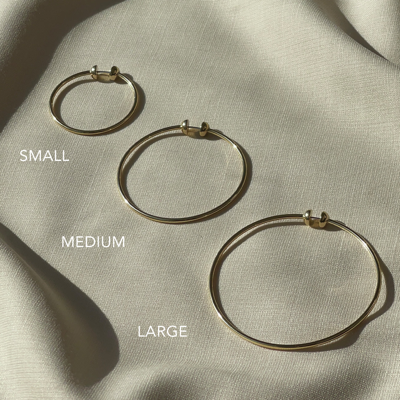 Icon Hoops in Gold