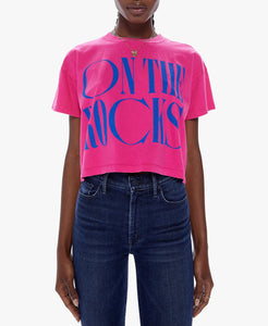 The Grab Back Crop Tee ‘On The Rocks’