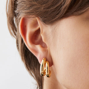 Florence Earrings in Gold