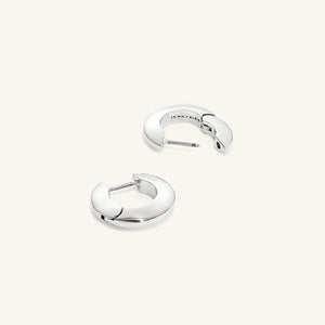 Toni Hinge Hoop Small (Silver and Gold)