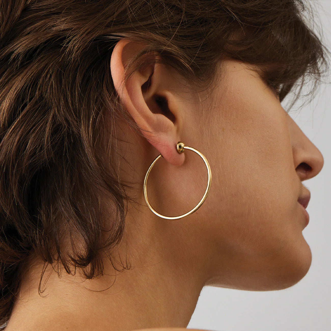 Icon Hoops in Gold