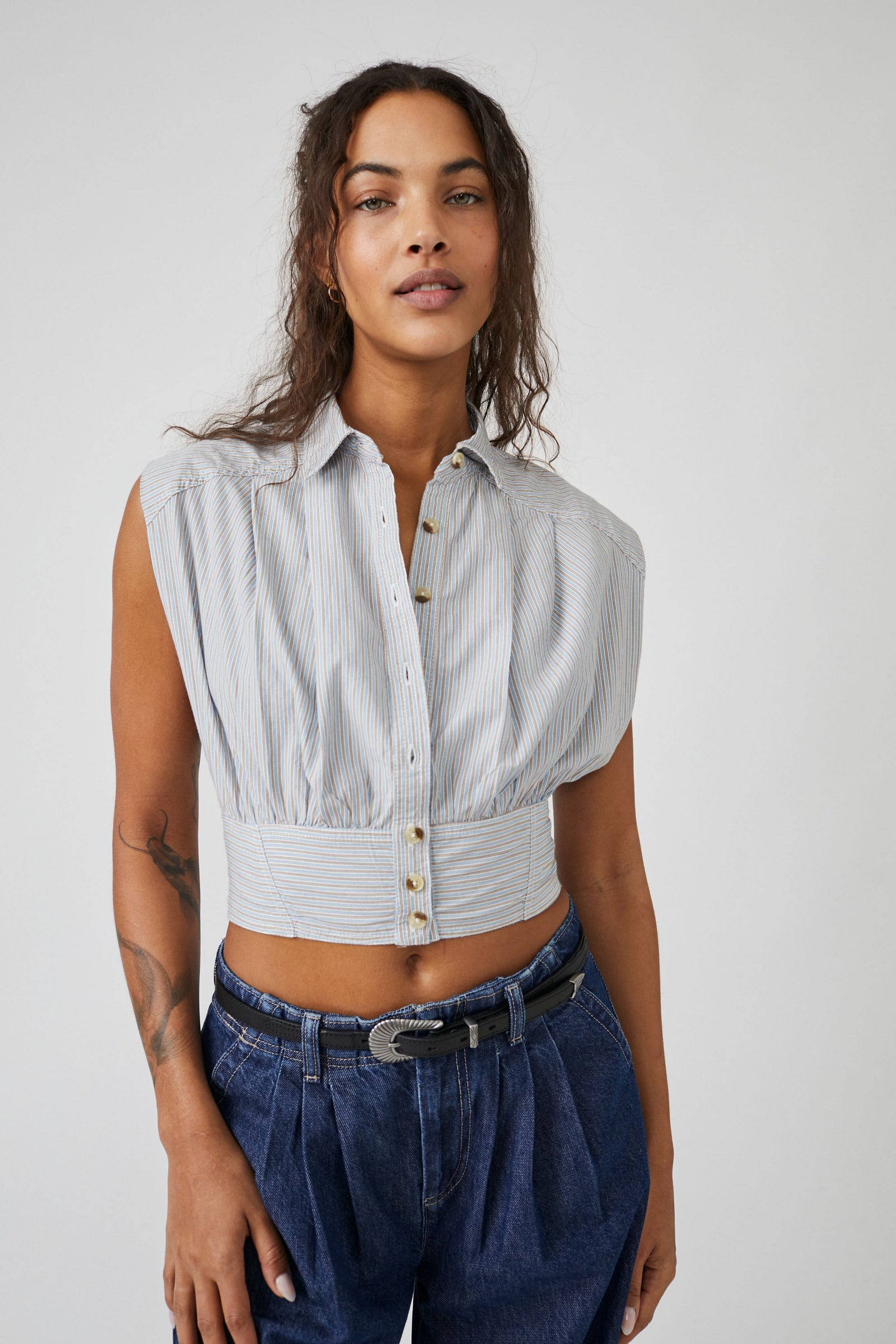 Cassie Stripe Top