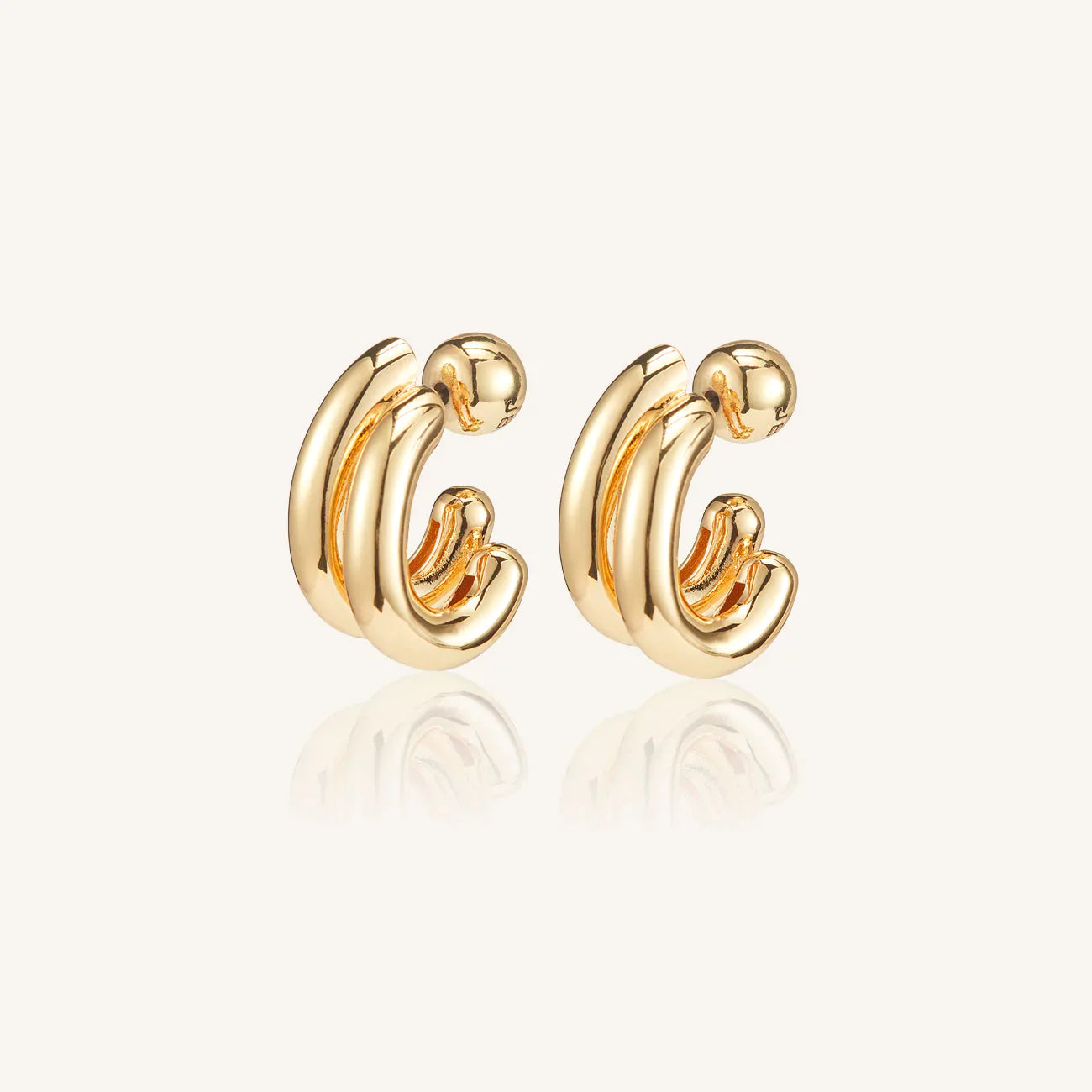 Florence Earrings in Gold