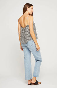 Suzanne Top in Black Gingham
