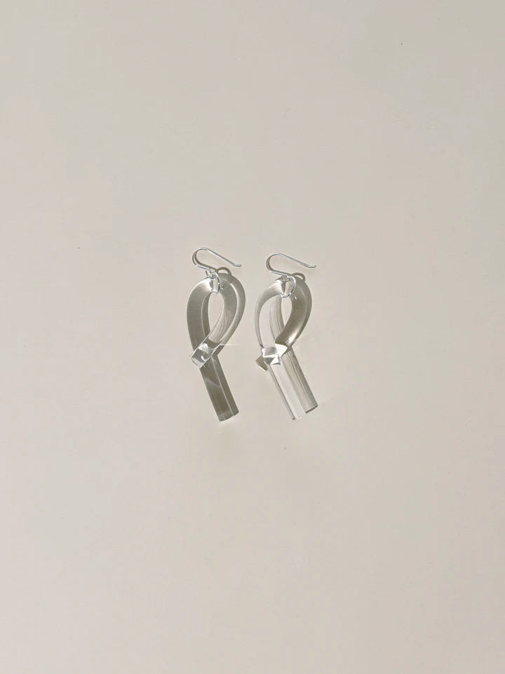 Loop Earrings In Clear