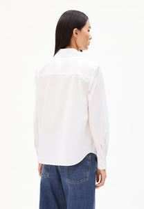 Louilaa Organic Cotton Button Up In White