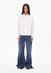 Louilaa Organic Cotton Button Up In White