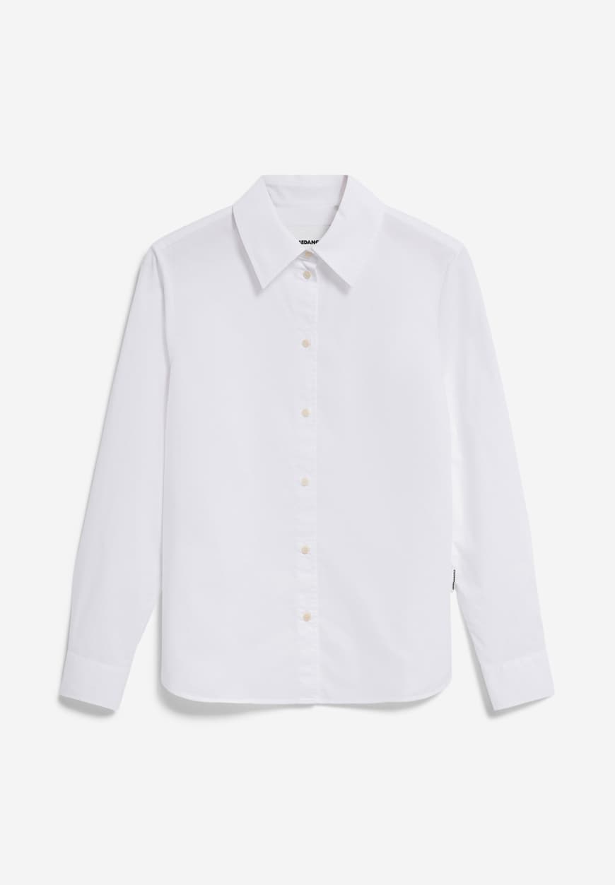 Louilaa Organic Cotton Button Up In White