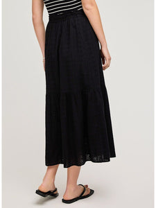 Madrid Skirt In Black Eyelet