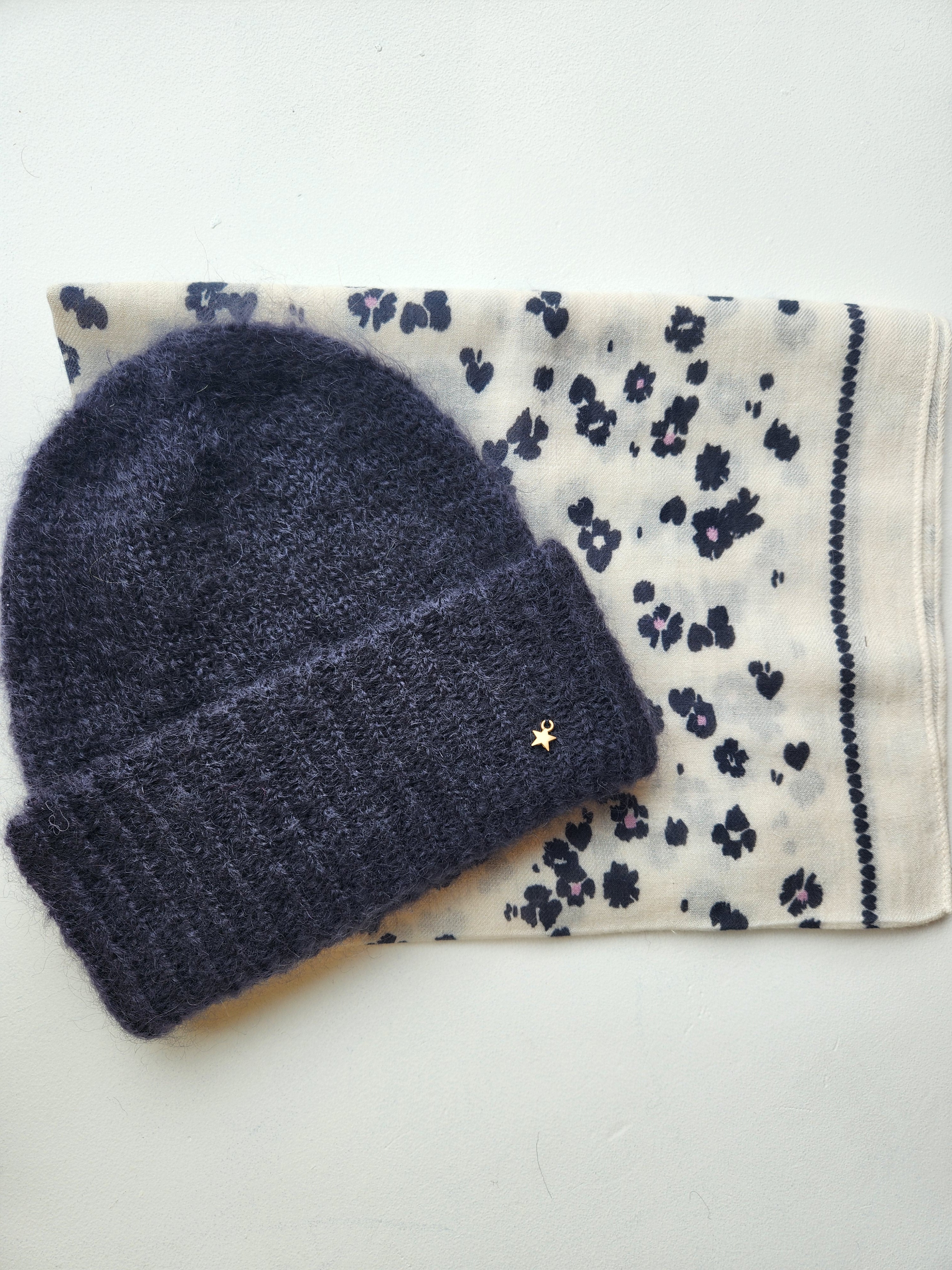 ChouChou Toque In Slate Blue