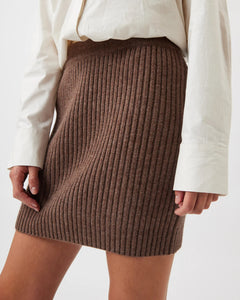 Sandies Mini Skirt In Pine Bark