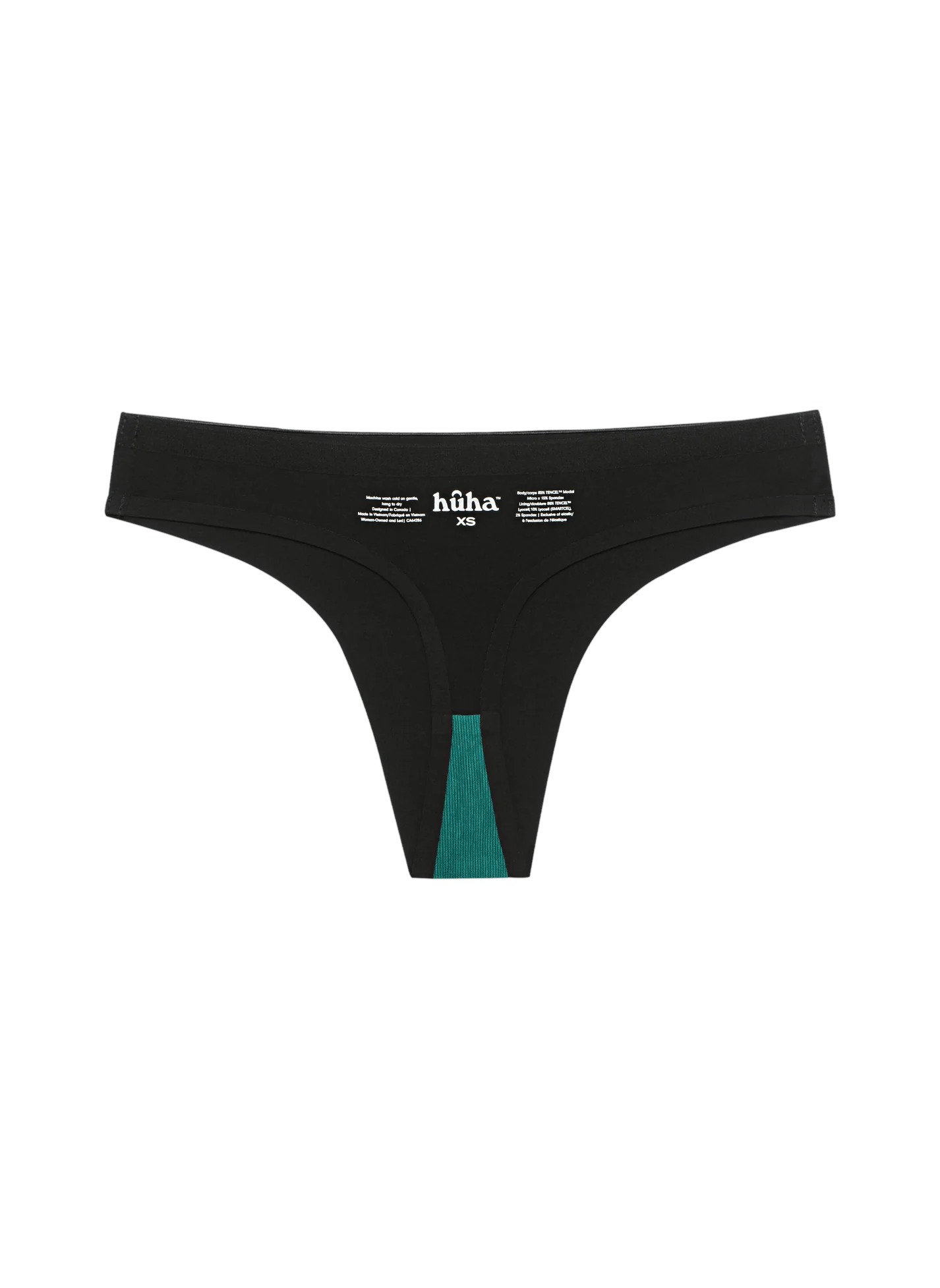 Seamless Low Mid Thong In Black