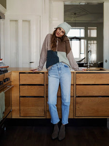 Colourblock Pullover Jumper