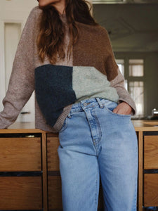 Colourblock Pullover Jumper