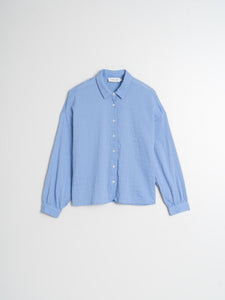 False Plain Shirt In Provence Blue