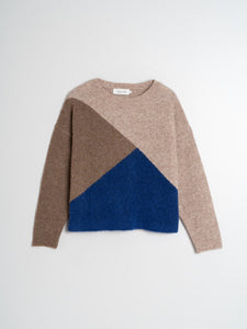 Intarsia Colour Block Sweater