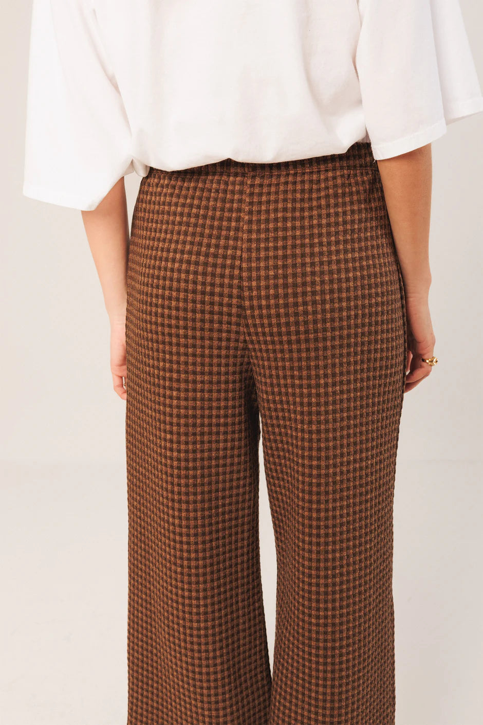James Culottes In Chocolate Brown