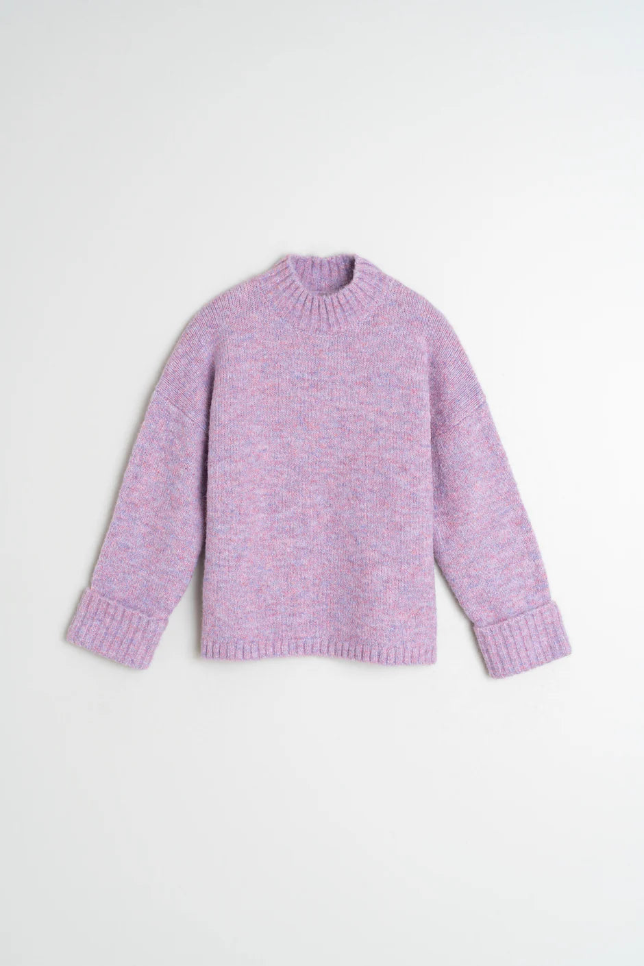 Perkins Collar Sweatshirt In Purple