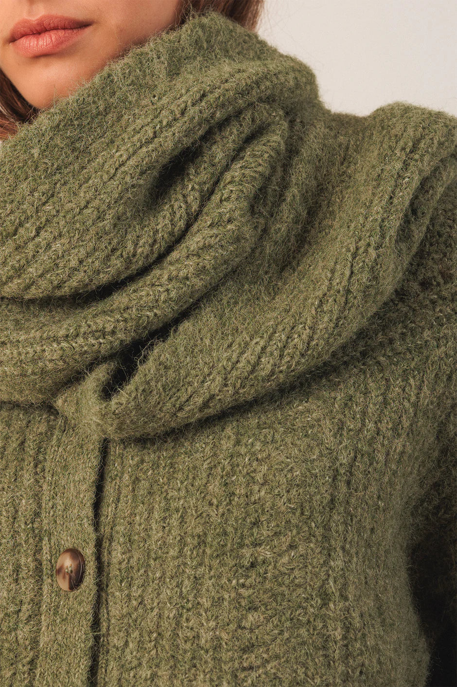 Cozy Winter Scarf In Green