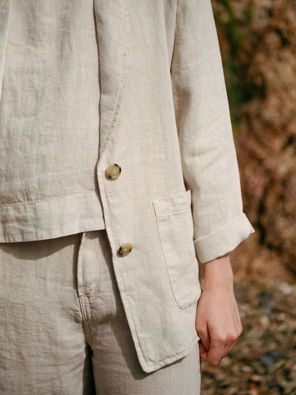 Linen Flowy Blazer