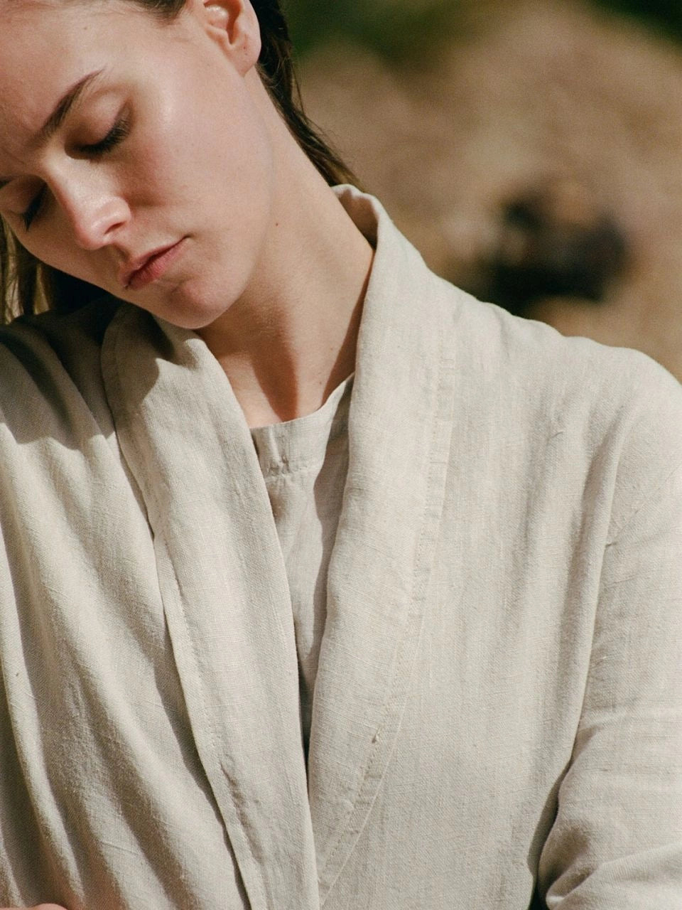 Linen Flowy Blazer