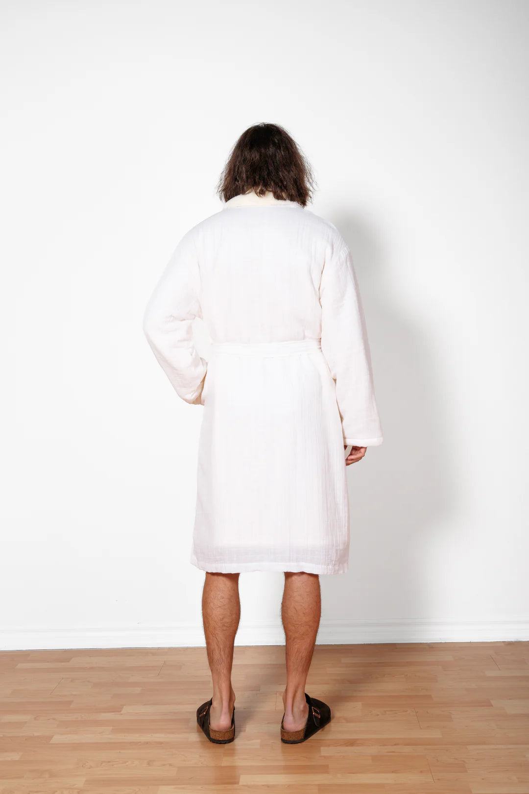 Boreal Fleece Robe In White