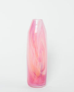 Glass Blown Melting Milkshake Pencil Vase