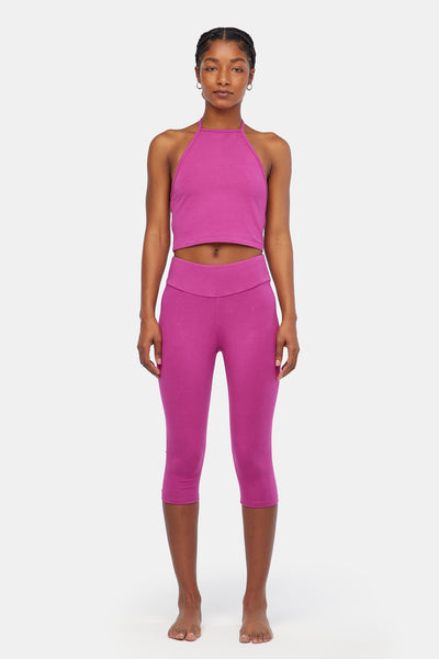 Astral Capri Legging In Dragonfruit