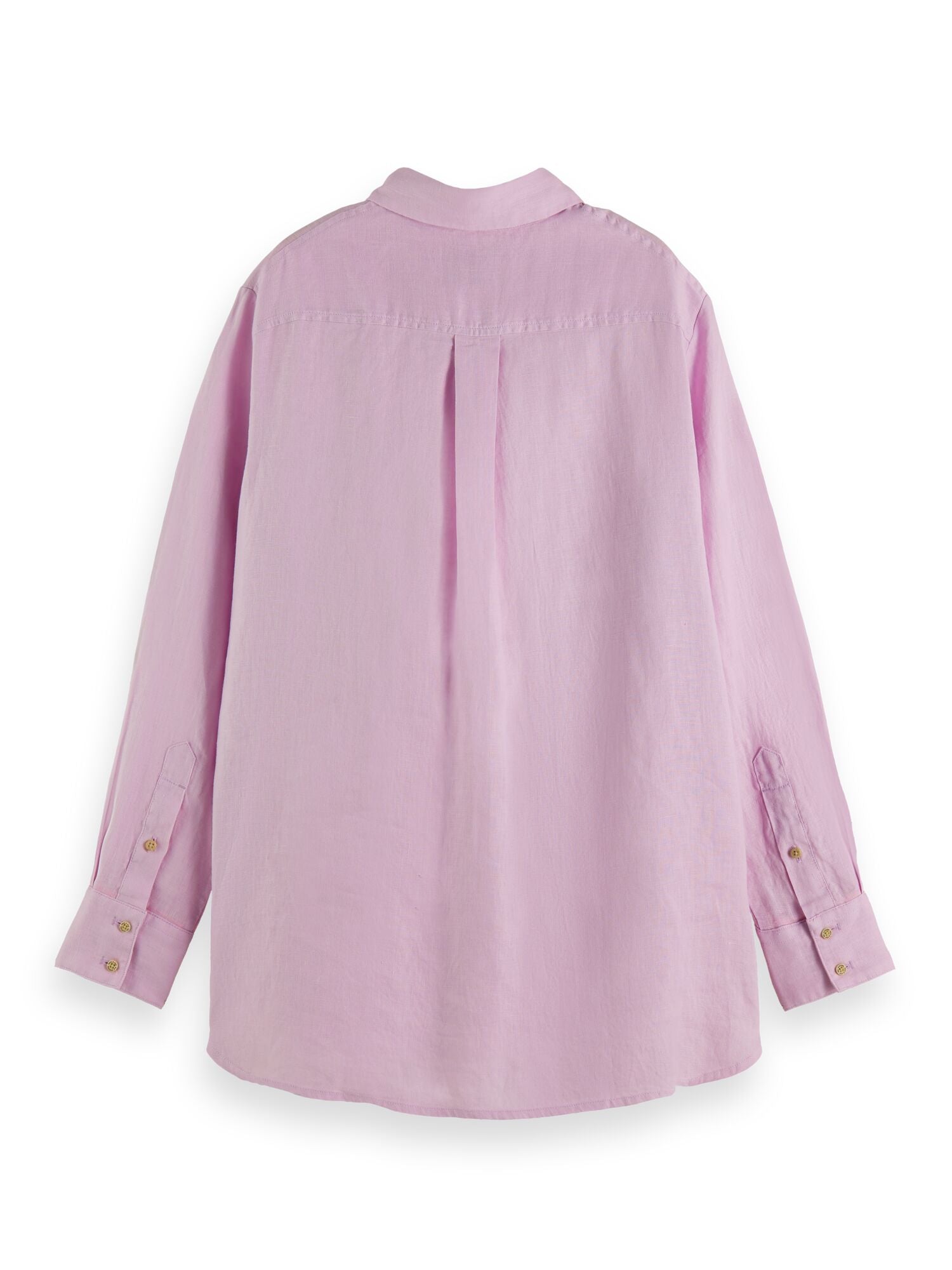 Oversized Linen Shirt In Lavender