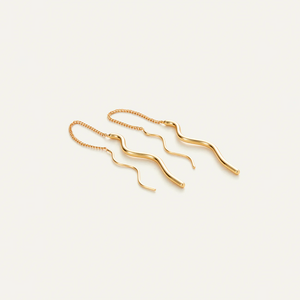 Squiggle Threader Earrings