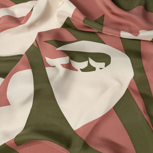 Bird in the Bush Silk Scarf
