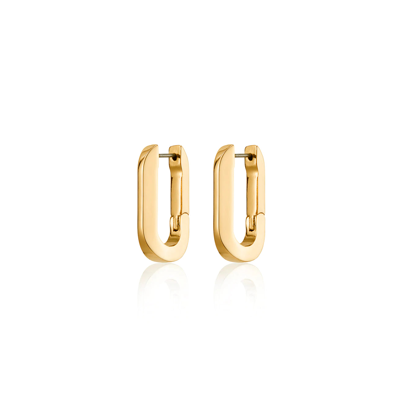U-Link Earrings Gold