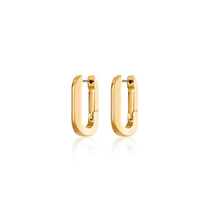 U-Link Earrings Gold