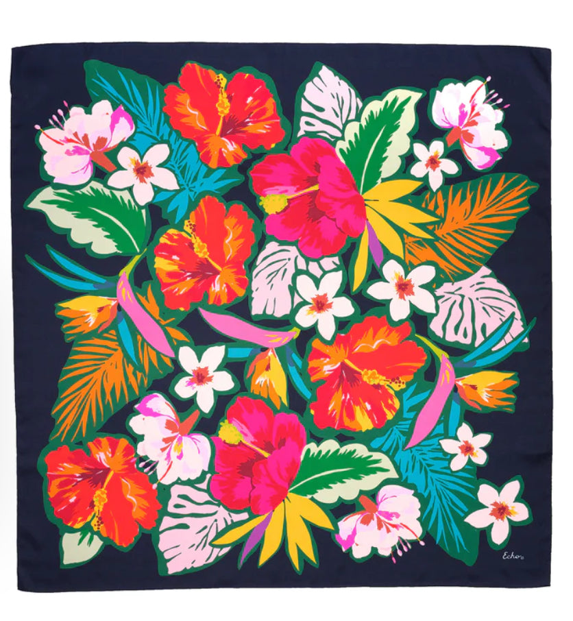 Tahiti Silk Scarf (3 colours)