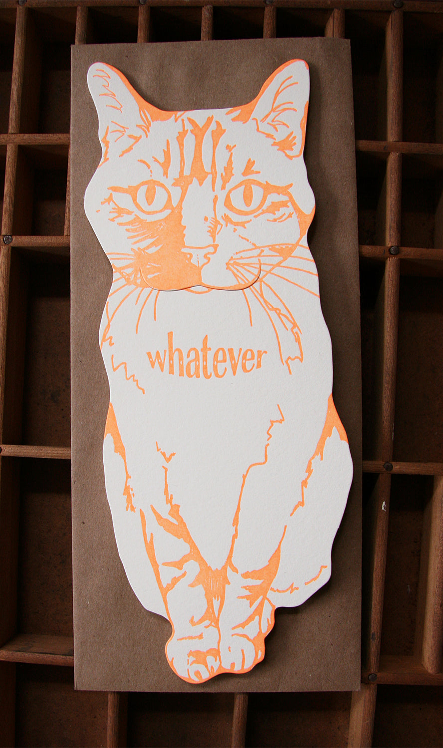 Whatever Cat Card