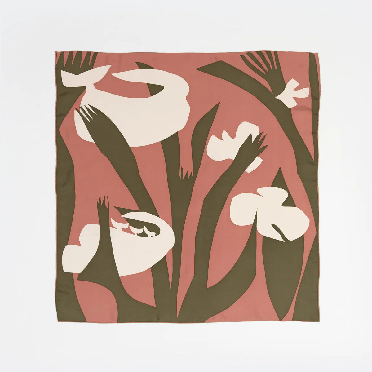 Bird in the Bush Silk Scarf